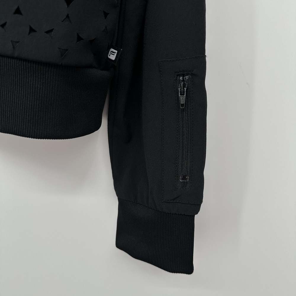 Fabletics Black Bomber Jacket - image 5